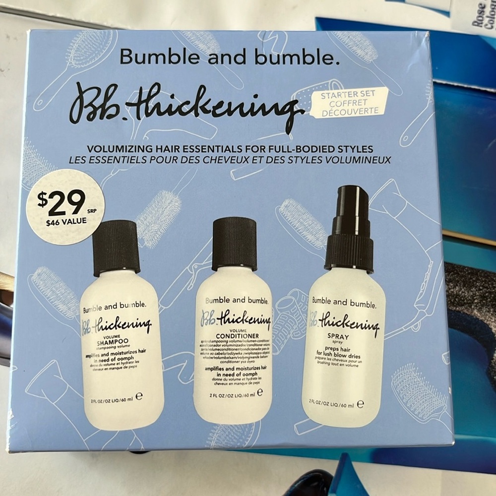 NEW BUMBLE AND BUMBLE Thickening Starter Hair Set new in box